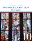 2010 Author Recognition Bibliography by Grand Valley State University Libraries