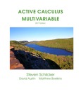 Active Calculus Multivariable by Steven Schlicker, David Austin, and Matthew Boelkins