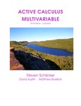 Active Calculus Multivariable: 2018 Edition by Steven Schlicker, David Austin, and Matthew Boelkins